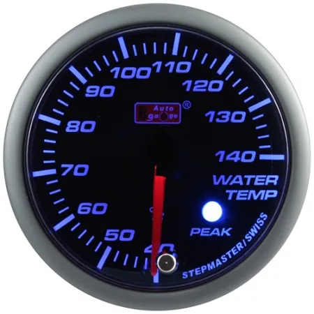 Auto Gauge Wskaźnik temperatury wody niebieski