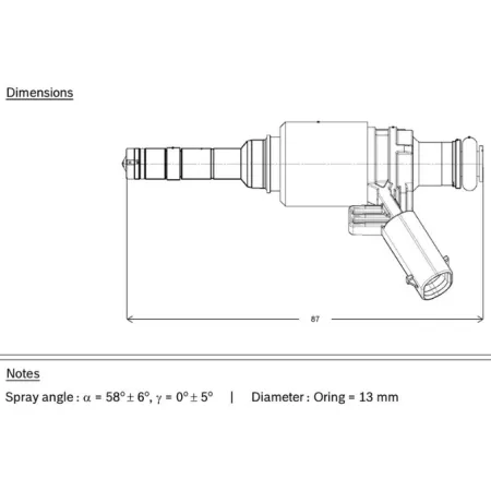 Bosch Motorsport Wtrysk bezpośredni 1050cc/min HDEV5.1 VW / Audi / Skoda / Seat / TSI / TFSI