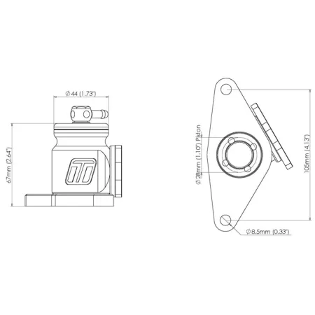 Zawór blow off BOV Turbosmart TS-0203-1215 Kompact Plumb Back Subaru Forester XT WRX STI