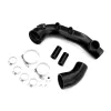 Charge pipe BMW N54 135i 335i 1M z flanszą na BOV 50mm Czarny