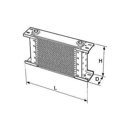 Chłodnica oleju Setrab Proline 44-rzędowa 330 x 342 mm (235mm)