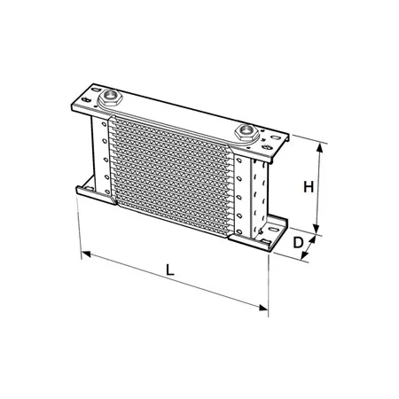 Chłodnica oleju Setrab Proline 7-rzędowa 330 x 52 mm (235mm)