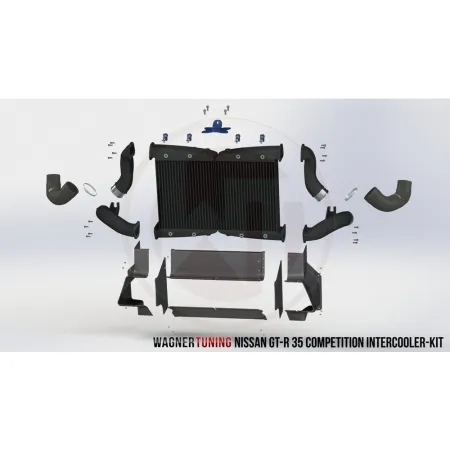 Competition Intercooler Kit Wagner Tuning for Nissan GT-R 35 2008-2010