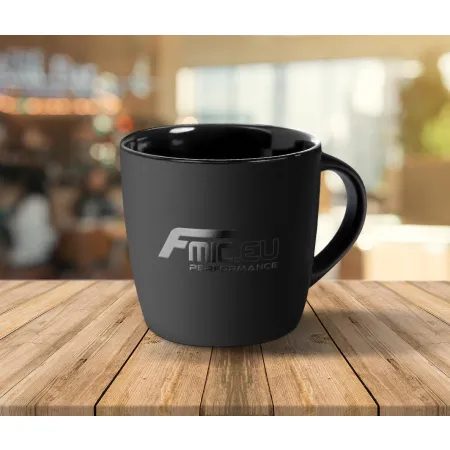Czarny kubek FMIC.EU