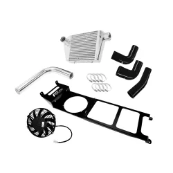 Dedykowany zestaw montażowy intercoolera Nissan Patrol Top Mount - 3.0D M57 Czarny