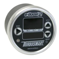 EBC Turbosmart e-Boost2 60PSI 60mm Black face/Silver bezel
