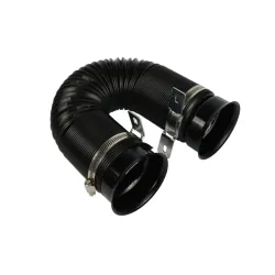 Elastyczna rura karbowana metalowe uchwyty Czarny