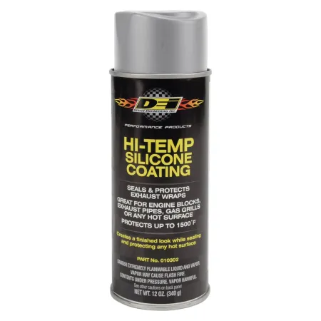 Farba żaroodporna Hi-Temp Silicone Coating Spray - aluminium DEI 010302