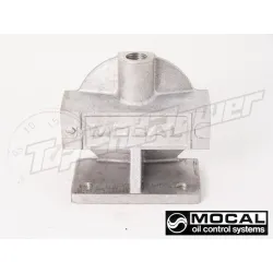 Głowica zdalnego montażu filtra oleju 3/4 UFN (PL) z wyjściem na czujnik temp oleju 5/8 UNF oraz żeńskim wyjsciem 1/2 BSP