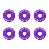 Ozdobne śrubki i podkładki Mishimoto Fender Washer Kit duże fioletowe