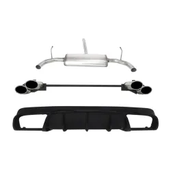 Tłumik dedykowany nierdzewny ALFA ROMEO Giulietta 2010-2016 HATCHBACK 5D