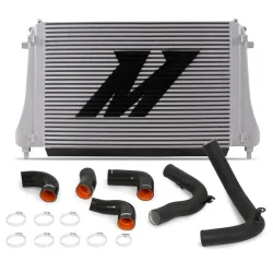 Mishimoto Volkswagen GTI Intercooler Kit 2015+ Wrinkle Black Pipes