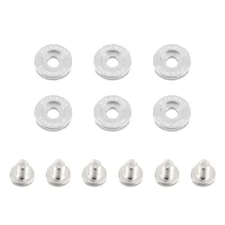 Ozdobne śrubki i podkładki Mishimoto Fender Washer Kit małe srebrne