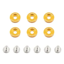 Ozdobne śrubki i podkładki Mishimoto Fender Washer Kit małe złote