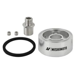 Mishimoto Oil Filter Spacer 32mm M20X1.5 Thread Silver