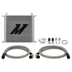 Mishimoto Universal Thermostatic Oil Cooler Kit 34-Row Silver