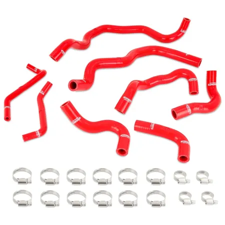 Mishimoto 16+ Infiniti Q50/Q60 3.0T Ancillary Coolant Hose Kit Red