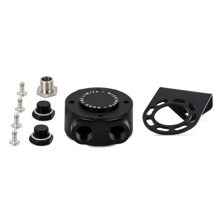 Mishimoto Remote Oil Filter Head M20x1.5 Thread Black