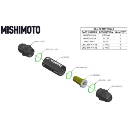 Mishimoto In-Line Pre-Filter -6AN