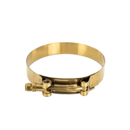 Nierdzewna obejma T-clamp Mishimoto złota 2.5 Inch