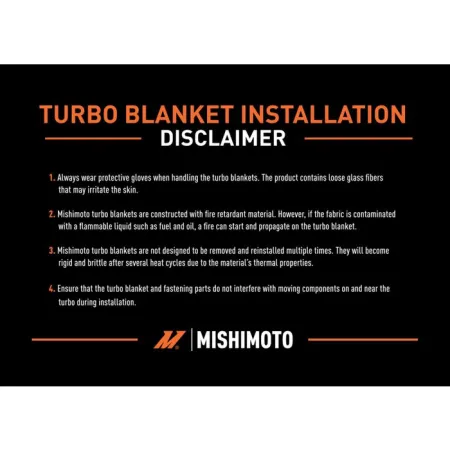 Koc termoizolacyjny na turbo Mishimoto Subaru WRX 2015-2021