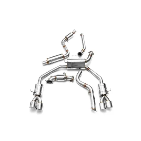 Kompletny układ wydechowy HONDA Civic Type R Fk2 2.0T z katalizatorem Euro 3 100 CPSI