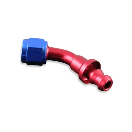 Końcówka 45' AN4 Push On Czerwony