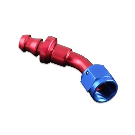 Końcówka 45' AN6 Push On Czerwony