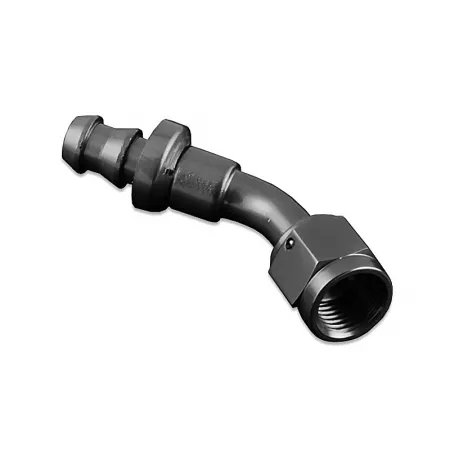 Końcówka 45' AN8 Push On Czarny