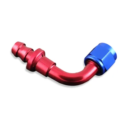 Końcówka 90' AN4 Push On Czerwony