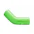 Kolanko silikonowe 45' 63mm Zielony