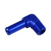 Łącznik 90' 1/8 NPT na króciec 1/4" Niebieski