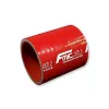 Łącznik silikonowy prosty 51mm Czerwony 10cm