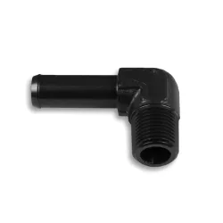 Łącznik 90' 1/2 NPT na króciec 5/8" Czarny