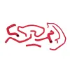 Przewody silikonowe do układu chłodzenia Mishimoto Ford Focus SVT 2002-2004 Red