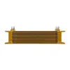 Mishimoto Universal 10 Row Oil Cooler Gold