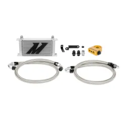 Mishimoto Subaru WRX STI Thermostatic Oil Cooler Kit 2008-2014 Silver