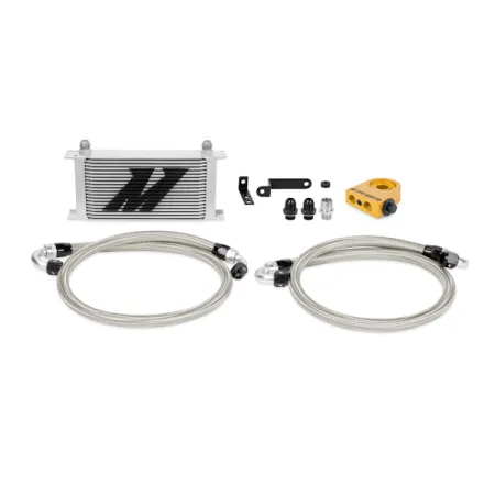 Mishimoto Subaru WRX STI Thermostatic Oil Cooler Kit 2008-2014 Silver