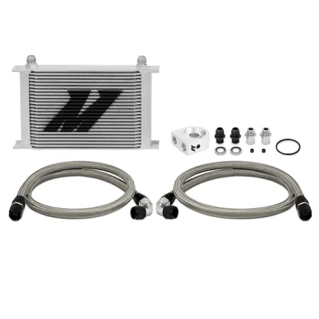 Mishimoto Universal 25 Row Oil Cooler Kit Silver