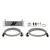 Mishimoto Universal 10 Row Oil Cooler Kit Silver