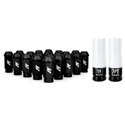 Mishimoto Aluminum Locking Lug Nuts M12 x 1.5 Black