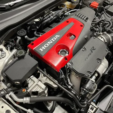 Aluminiowy zbiornik wyrównawczy Mishimoto Honda Civic Type R 2017+ Czarny