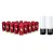 Mishimoto Aluminum Locking Lug Nuts 1/2" x 20 Red