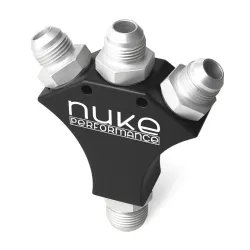 Nuke Performance X-Block Adapter Fitting with 3x AN8 and 1x AN10