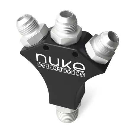 Nuke Performance X-Block Adapter Fitting with 3x AN8 and 1x AN10