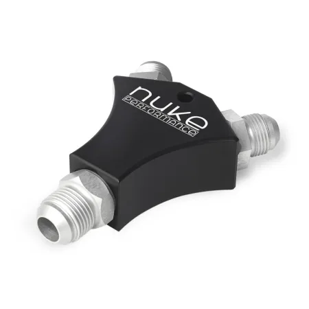 Nuke Performance Y-Block Adapter Fitting with 2x AN8 and 1x AN10