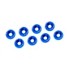 Ozdobne śrubki i podkładki JRspec Fender Washer niebieskie