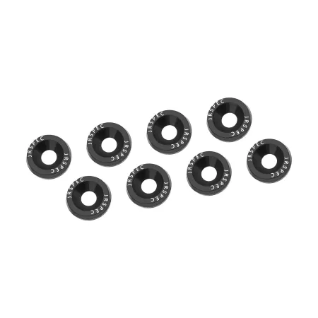 Ozdobne śrubki i podkładki JRspec Fender Washer czarne