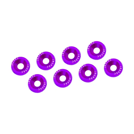 Ozdobne śrubki i podkładki JRspec Fender Washer fioletowe