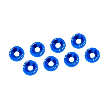 Ozdobne śrubki i podkładki JRspec Fender Washer niebieskie